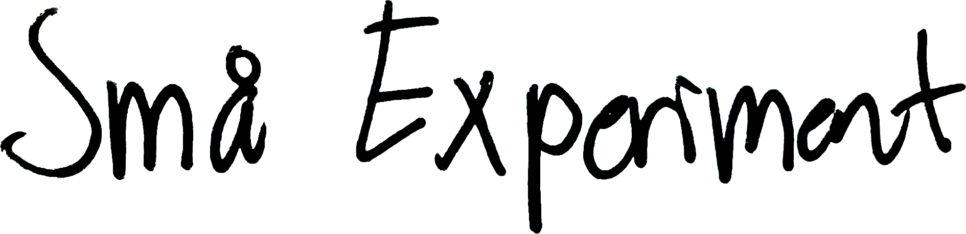 Små Experiment